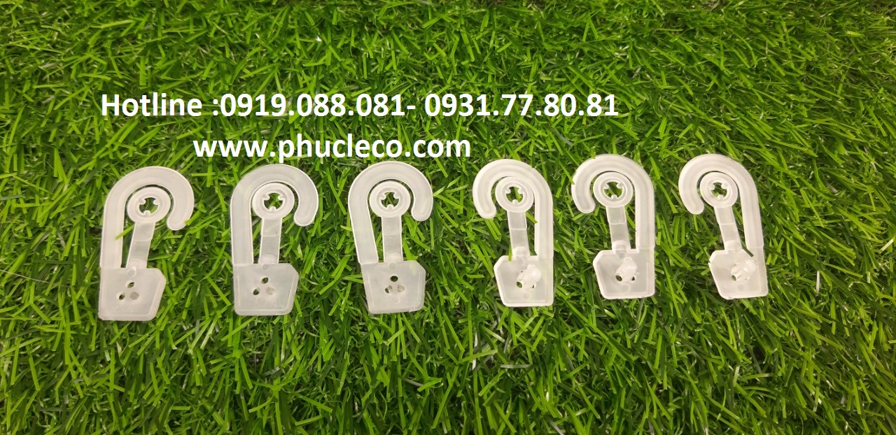 Móc nhựa treo, gắn treo bao bì